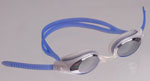 mirror lens metalized swim goggles