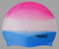 multi-color swim cap
