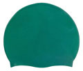 single solid color swim cap