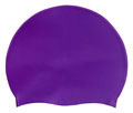 single solid color swim cap